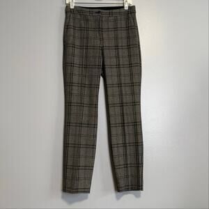 Express Gray Plaid High Rise Ankle Dress Pants 4